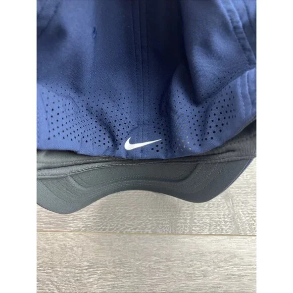 Nike Dri-FIT ADV Rise Structured Swoosh Blue Hat Cap Size L/XL NEW - Picture 10 of 13